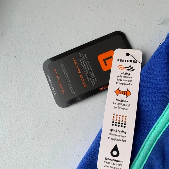 RBX NWT Dri Wicking Running/Training Shorts Large - Picture 6 of 7